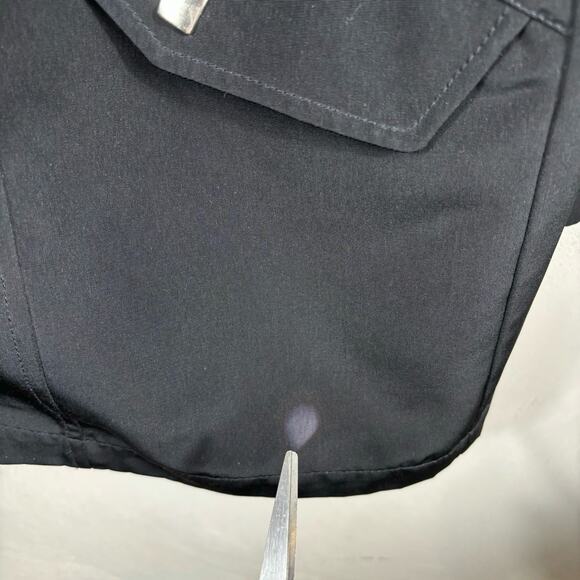 Regent Park Women's Small Black Raincoat Jacket Lined Detach Hoodie -tiny flaw - Picture 8 of 14